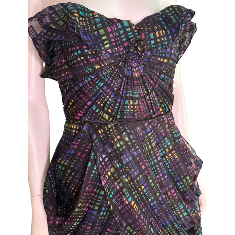 Jill Stuart Multicolor Checkered Dress